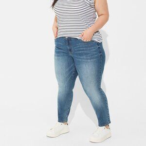 ❤️NWT VINTAGE TORRID JEANS - PERFECT SKINNY ANKLE STRETCH MID RISE - PLUS SIZE